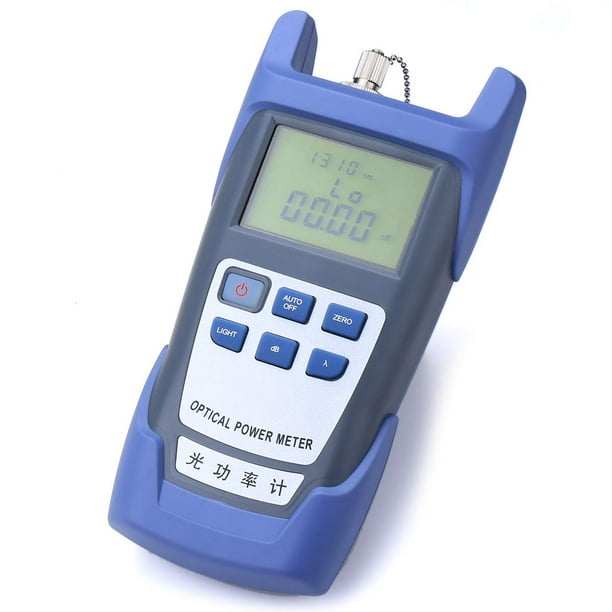 Ruiqas Fiber Optical Cable Test High-Precision 70dBm-10dBm Power Meter with FC/SC Connector Tester Tool for Telecommunciation Engineering Maintenance Ruiqas Fiber Optical Cable Test High-Precision 70dBm-10dBm Power Meter with FC/SC Connector Tester Tool for Telecommunciation Engineering Maintenance